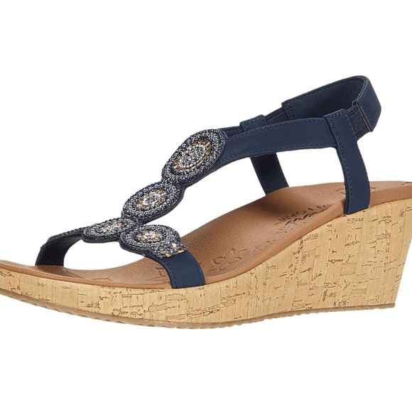 Skechers Womens Beverlee Date Glam Sandals - Picture 2 of 5